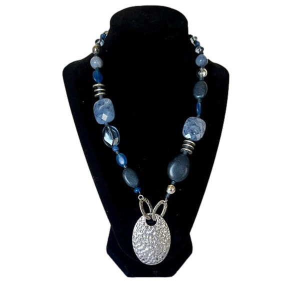 Jewelry - Blue And Gray Necklace